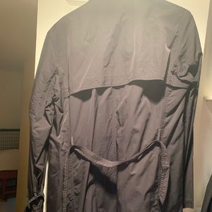 Z Zegna raincoat with belt.
